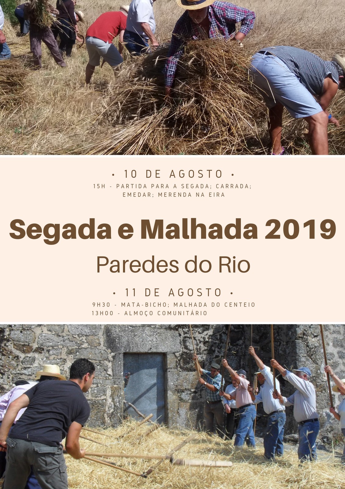 Paredes do rio   segada e malhada 2019  10 e 11 agosto 