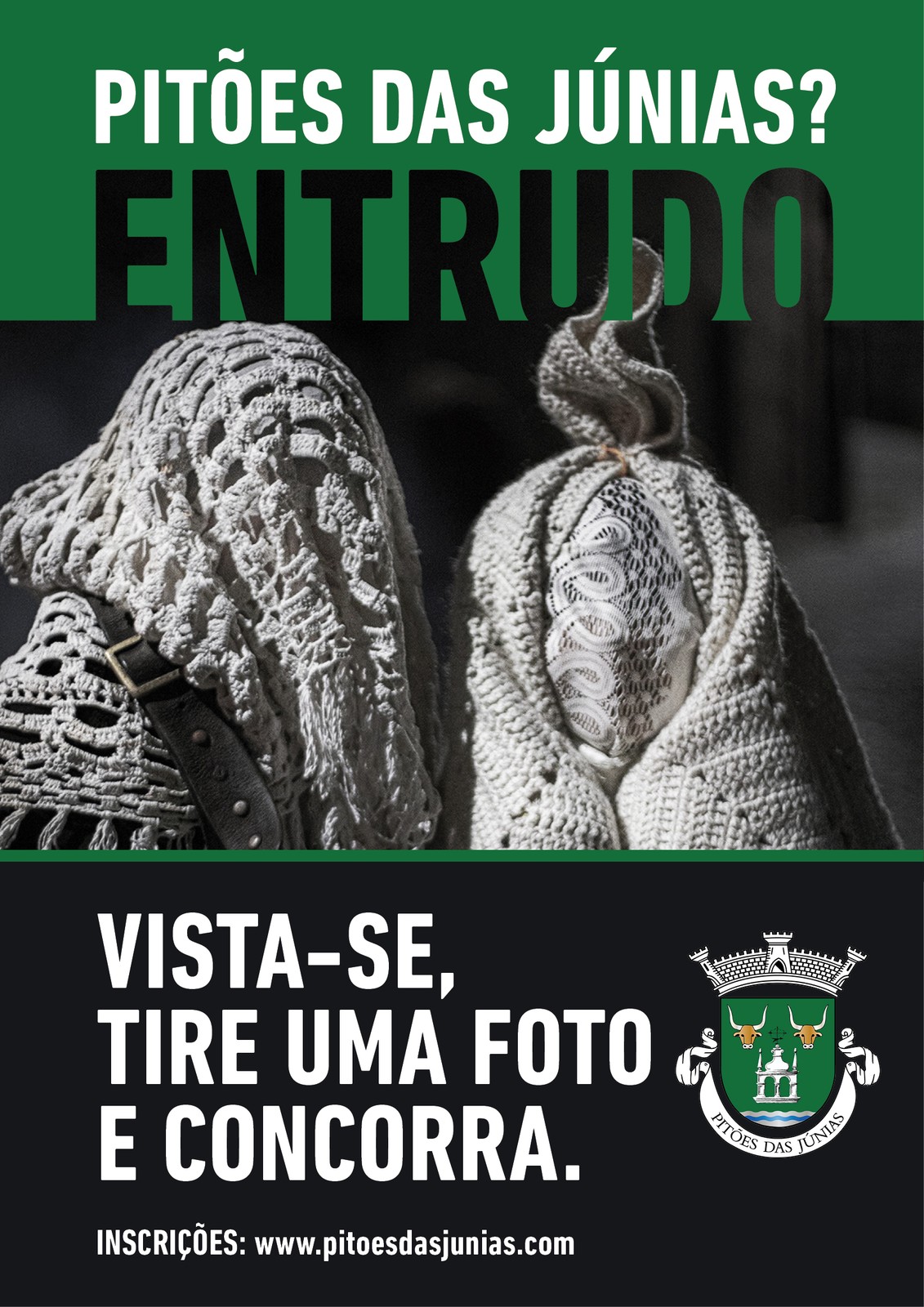 Pitoes das junias   entrudo 2021  online    cartaz