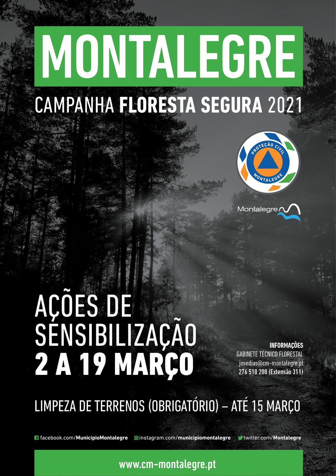 Montalegre   campanha floresta segura 2021  cartaz 