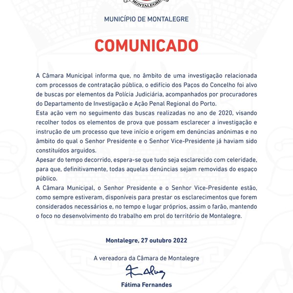 comunicado