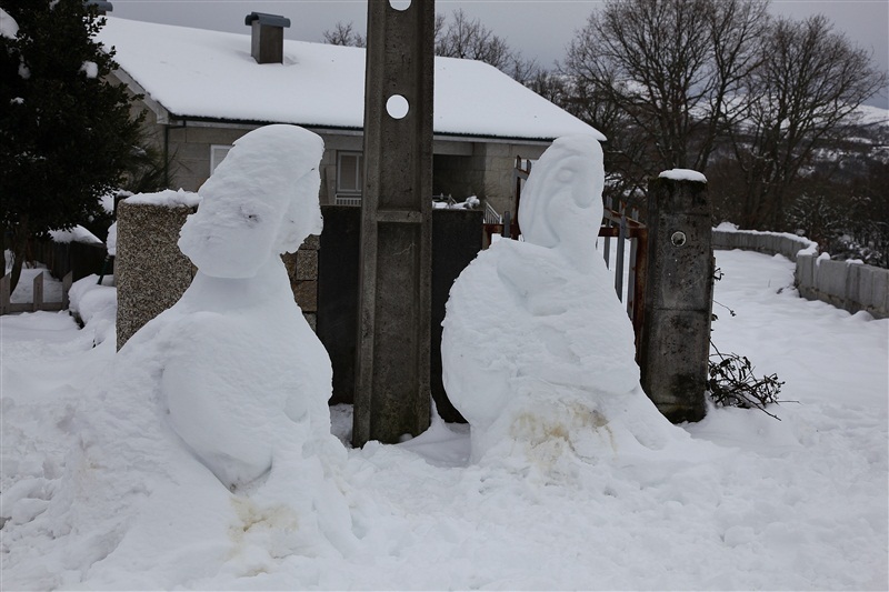 Neve em Montalegre (novas fotos)