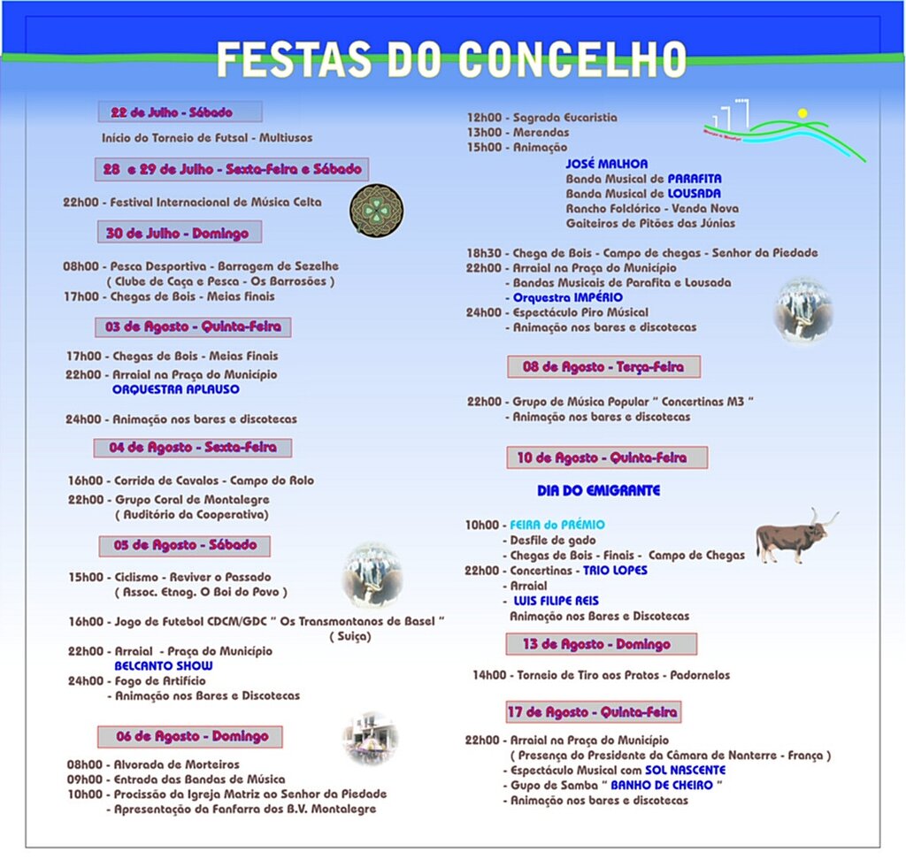 Cartaz das Festas Concelhias 2006