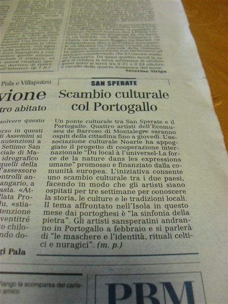 «Sonho numa vila museu» - Barroso em Itália
