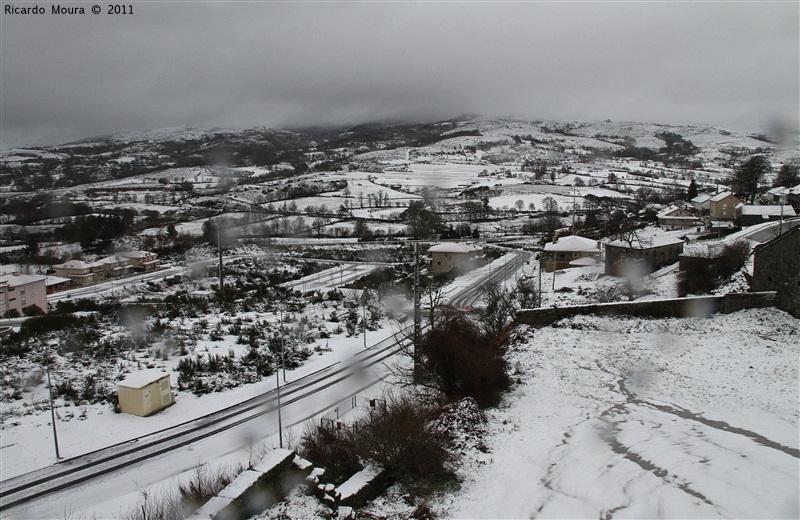 Montalegre com neve