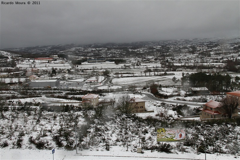Montalegre com neve