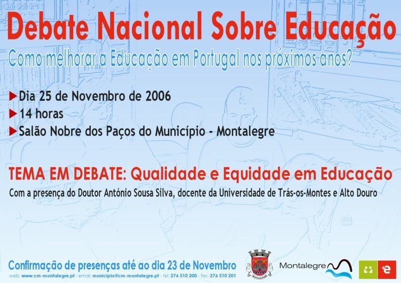 Autarquia debate "educação" hoje à tarde