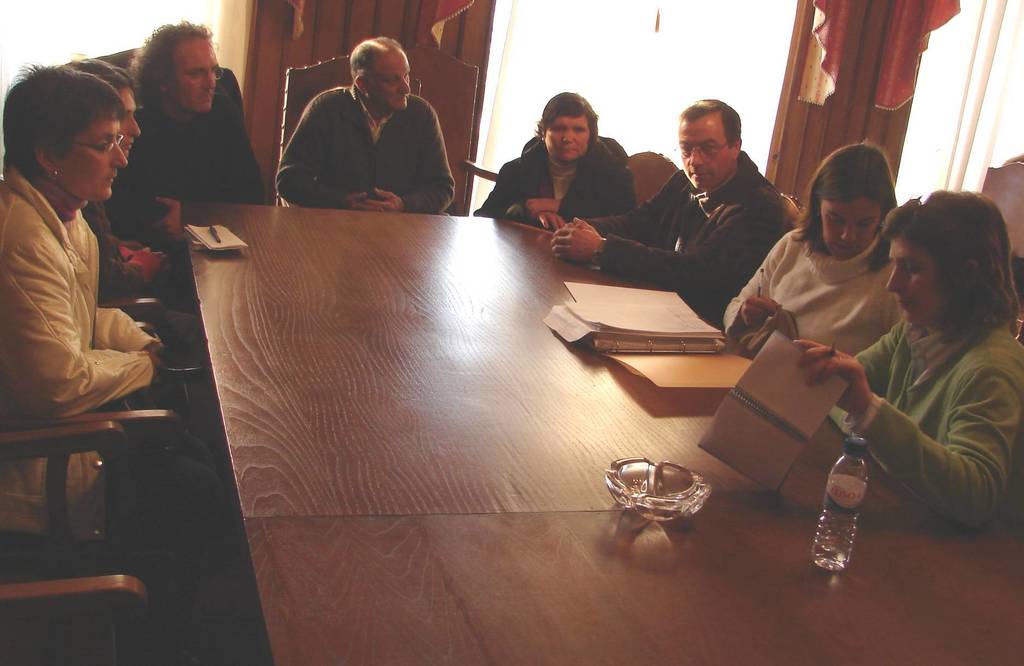 Reunião do projecto "Parques com Vida" no salão nobre da Câmara de Montalegre