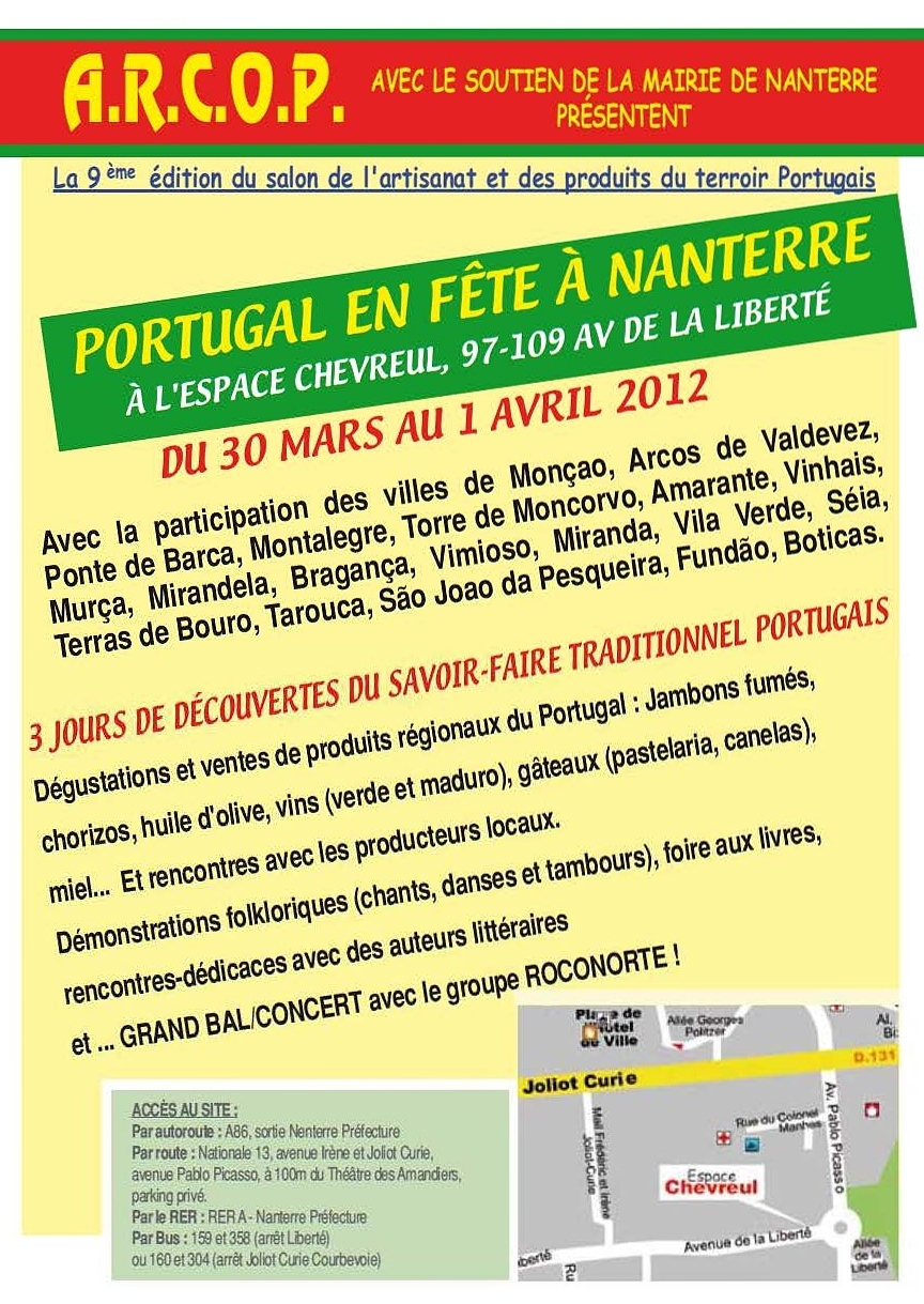 Montalegre na IX Feira de Nanterre (França) - termina HOJE