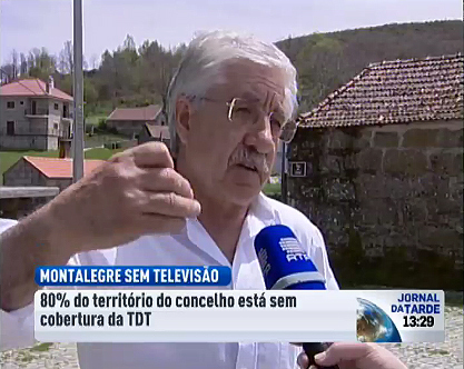80% do concelho sem televisão