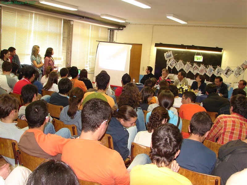 Palestra ambiental na Escola Bento da Cruz