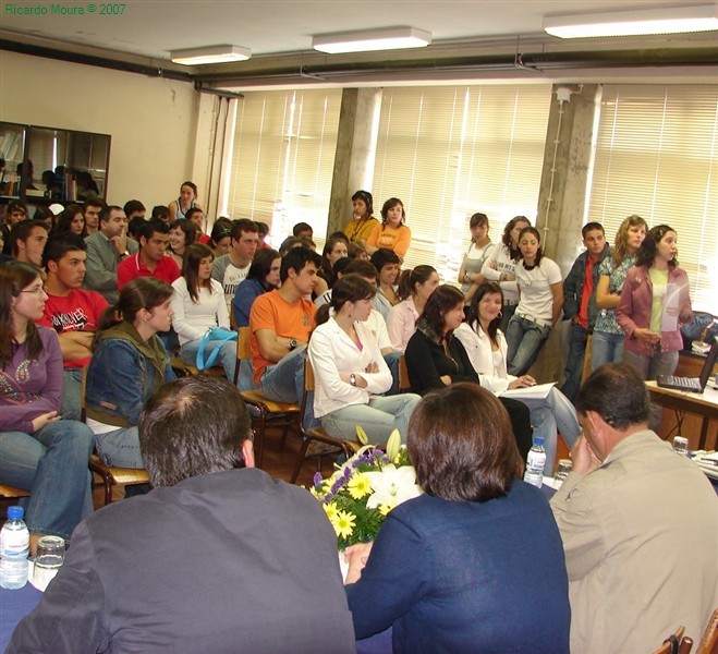 Palestra ambiental na Escola Bento da Cruz