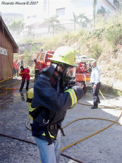 Incêndio na Escola EB2 Montalegre