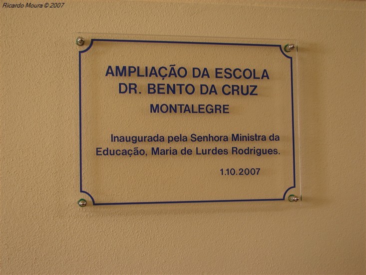 Valter Lemos inaugurou novas instalações da Escola Secundária Dr. Bento da Cruz