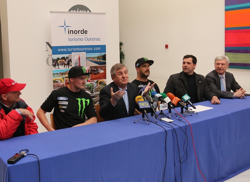 Prova do Mundial Rallycross apresentada em Ourense (Espanha)
