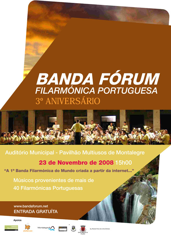 Banda Fórum - Filarmónica Portuguesa em Montalegre (este Domingo)