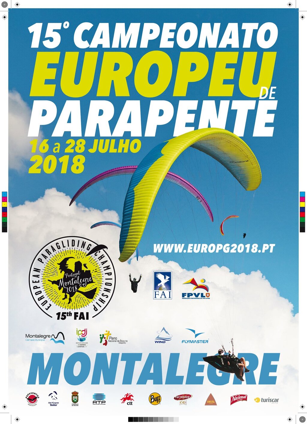 Montalegre europeu de parapente 16 a 28 julho cartaz oficial 1 1024 2500
