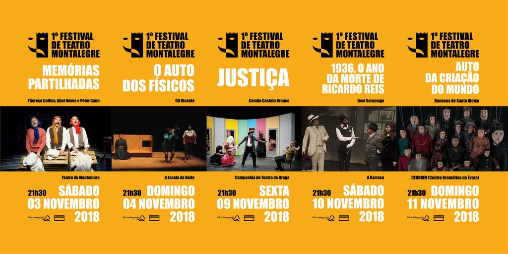 MONTALEGRE - 1.º Festival de Teatro | Agenda de espetáculos