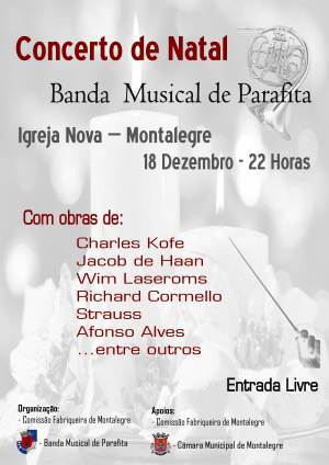 Concerto de Natal pela Banda de Parafita
