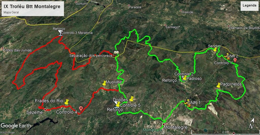 IX TROFÉU BTT ACÁCIO DA SILVA | Mapa Geral