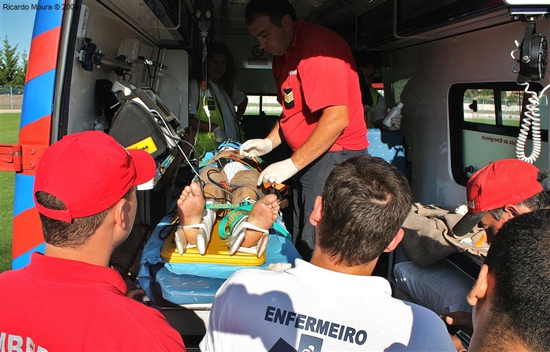Acidente grave em Ladrugães