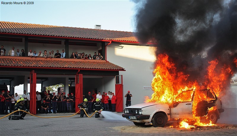 Simulacro nos Bombeiros de Montalegre