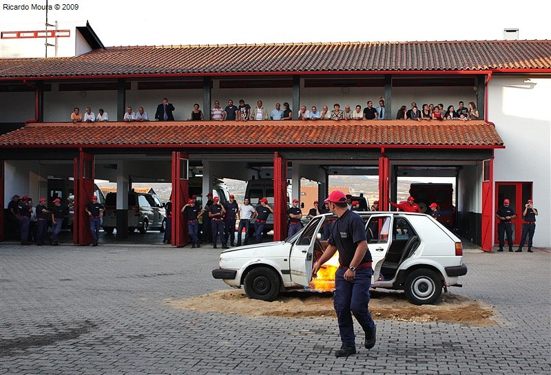 Simulacro nos Bombeiros de Montalegre