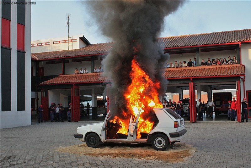 Simulacro nos Bombeiros de Montalegre