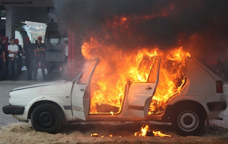 Simulacro nos Bombeiros de Montalegre