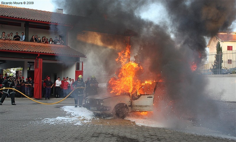 Simulacro nos Bombeiros de Montalegre