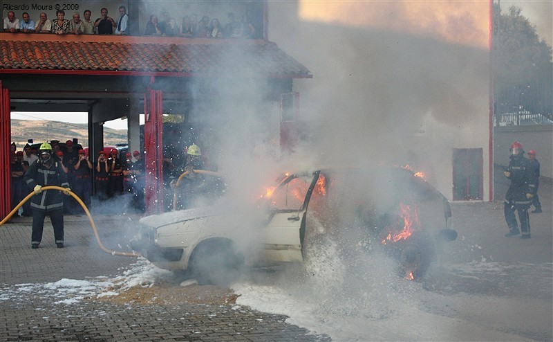 Simulacro nos Bombeiros de Montalegre