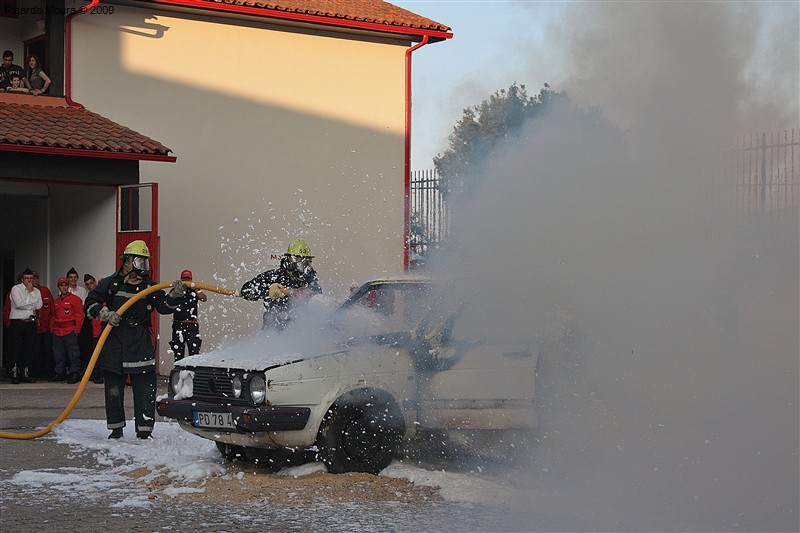 Simulacro nos Bombeiros de Montalegre