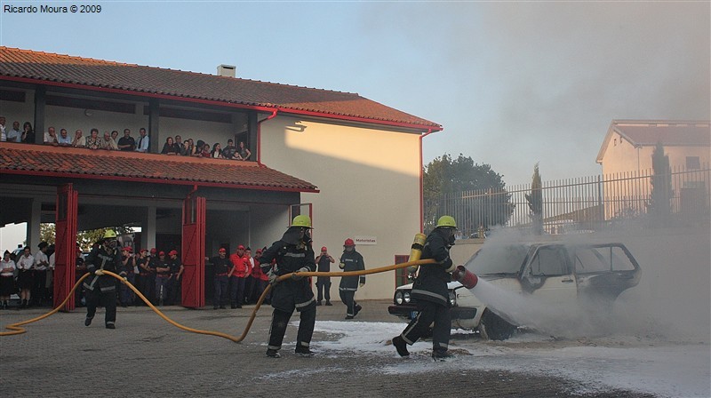 Simulacro nos Bombeiros de Montalegre