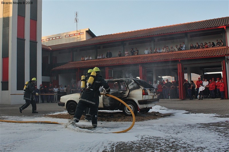 Simulacro nos Bombeiros de Montalegre