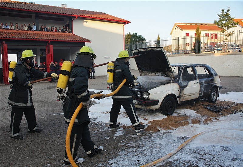 Simulacro nos Bombeiros de Montalegre