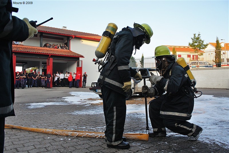 Simulacro nos Bombeiros de Montalegre