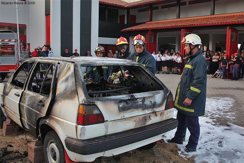 Simulacro nos Bombeiros de Montalegre