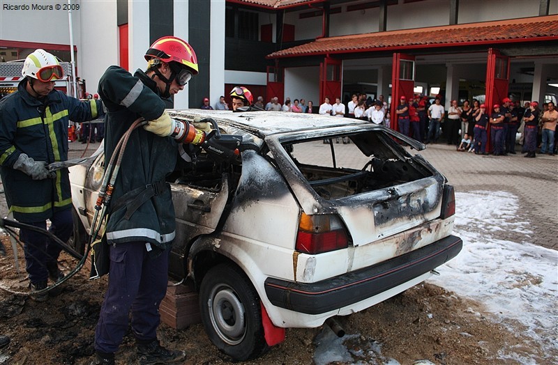 Simulacro nos Bombeiros de Montalegre