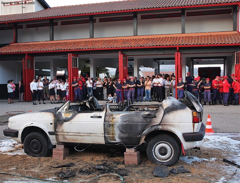 Simulacro nos Bombeiros de Montalegre