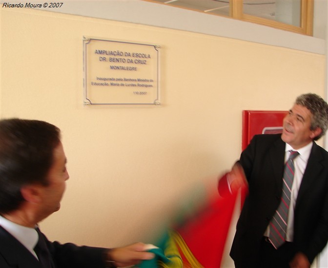 Valter Lemos inaugurou novas instalações da Escola Secundária Dr. Bento da Cruz