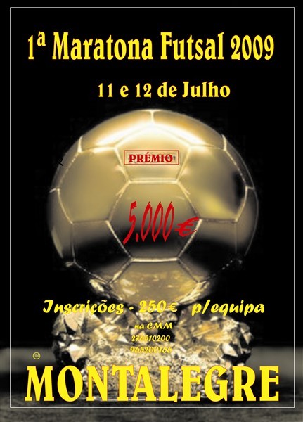 1.ª Maratona Futsal - CANCELADA