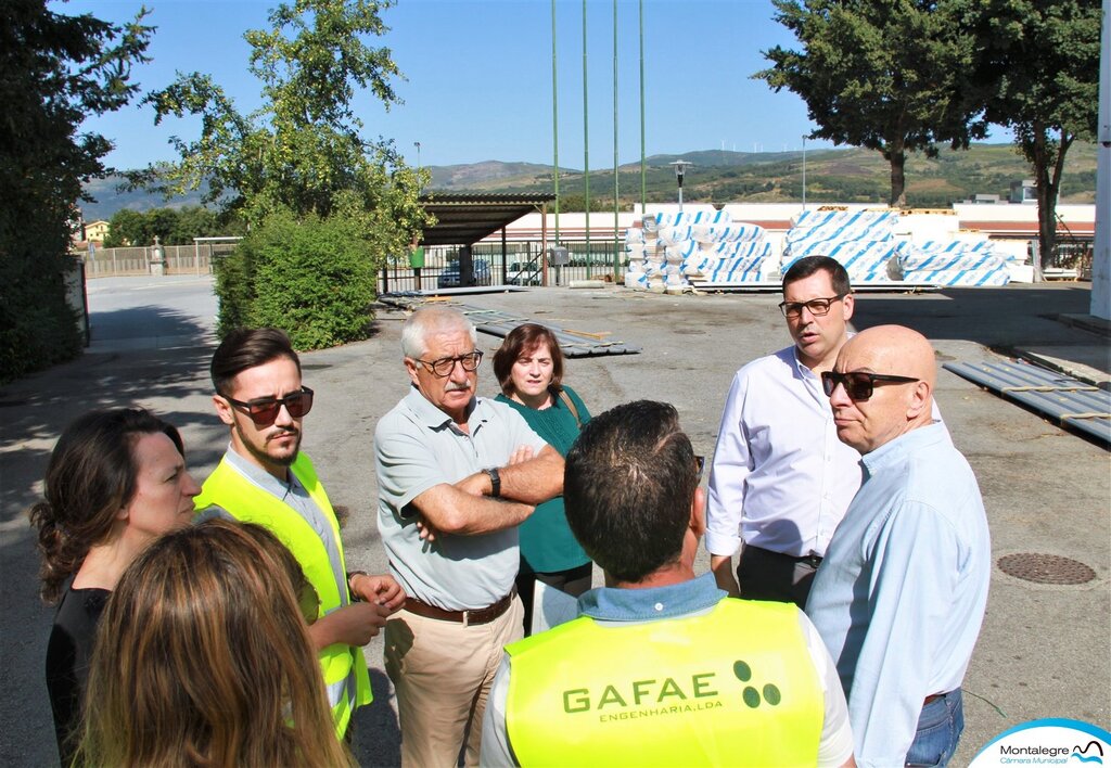 Executivo municipal visitou obras na Escola Bento da Cruz