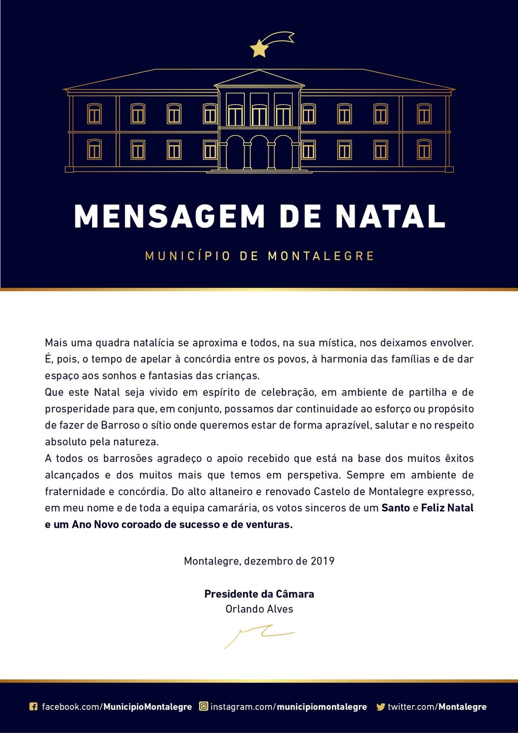 Montalegre   presidente   mensagem de natal 2019   oficial 1 1024 2500