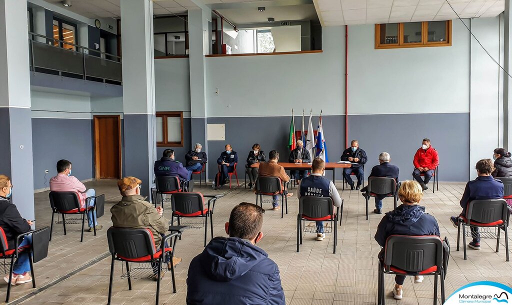 Surto Covid-19 (Salto) | Reunião de emergência da Proteção Civil