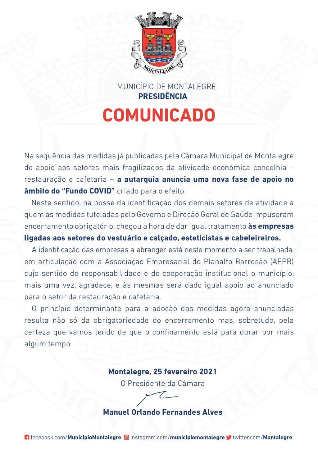 Municipio de montalegre   presidencia   comunicado  25 fevereiro 2021  1 1024 2500