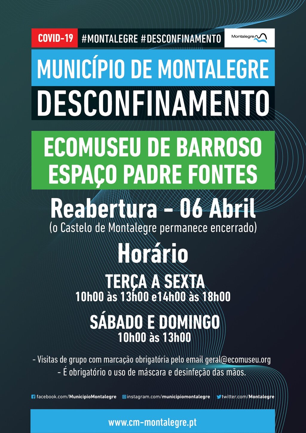 Covid-19 | Ecomuseu reabre 3.ª feira