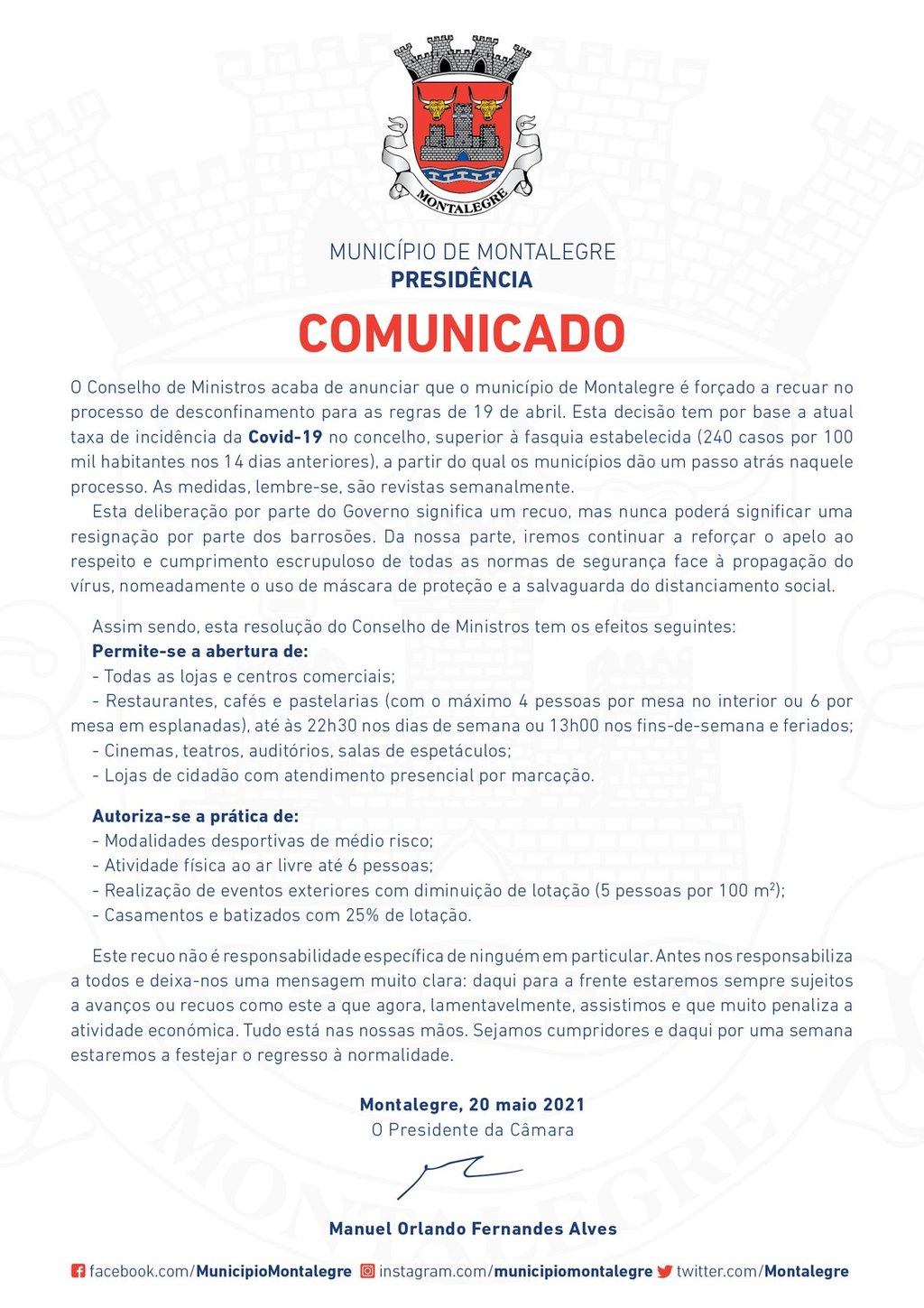 Municipio de montalegre   presidencia   comunicado  20 maio 2021  1 1024 2500