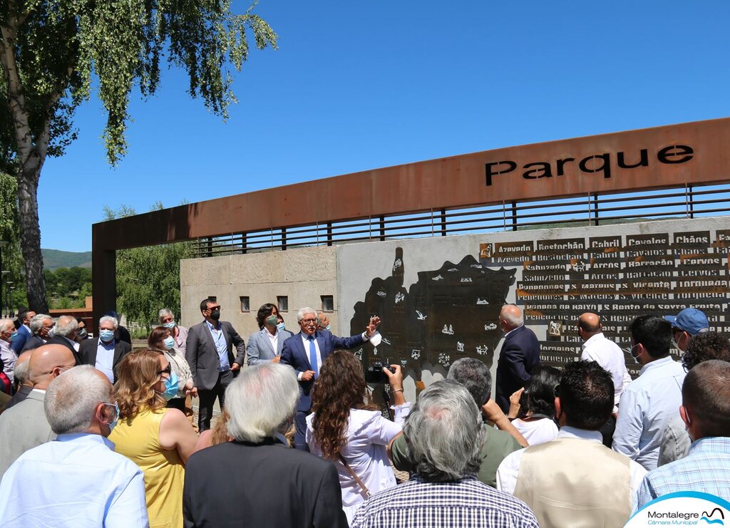 Mural "Terra de Palavra" inaugurado no Parque do Cávado