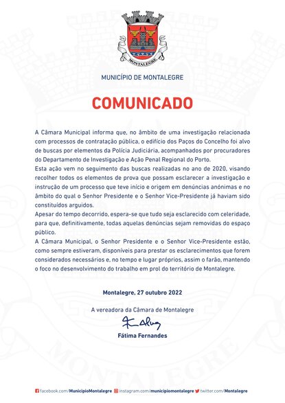 comunicado