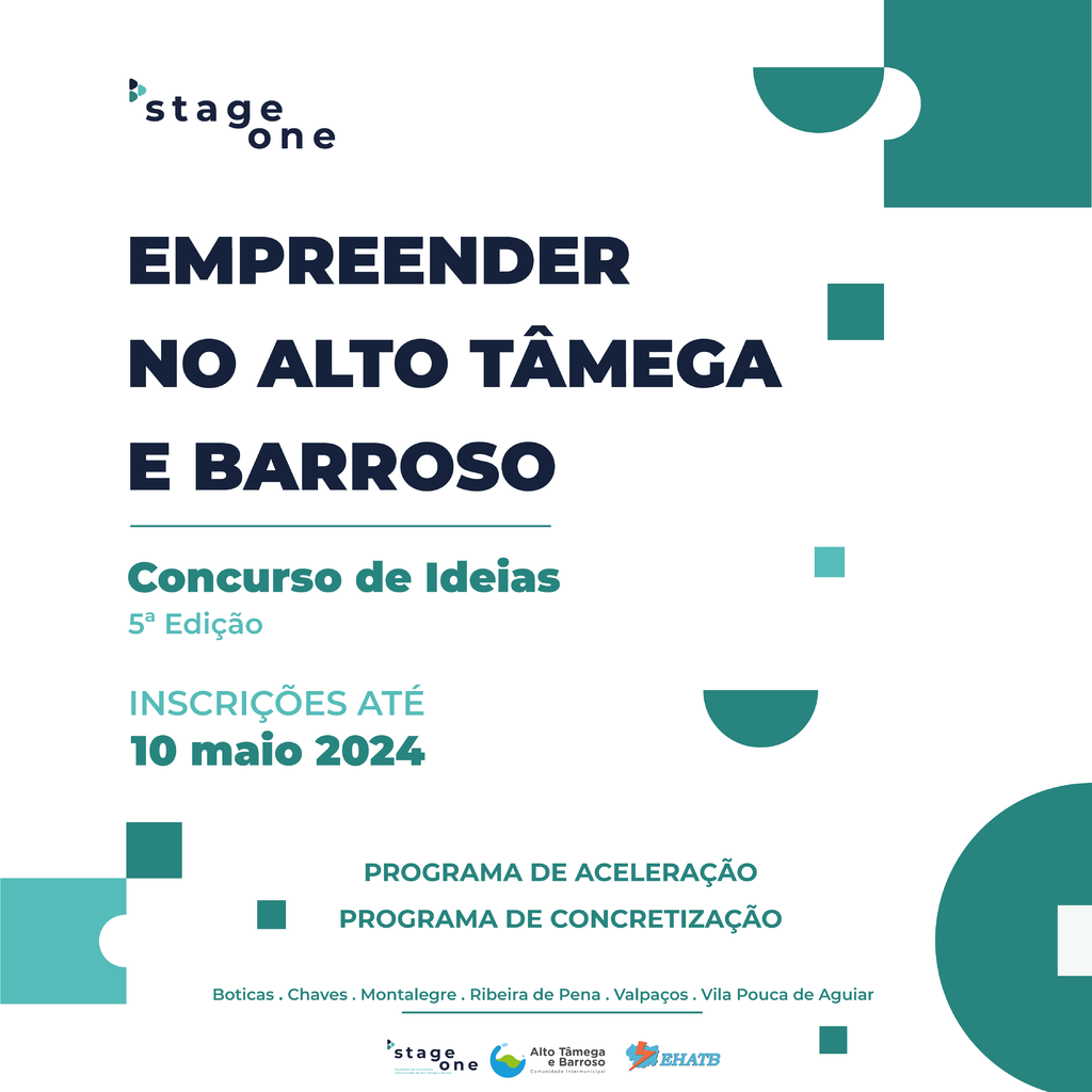 Concurso | "Empreender no Alto Tâmega e Barroso" (Candidaturas - Até 10 maio)