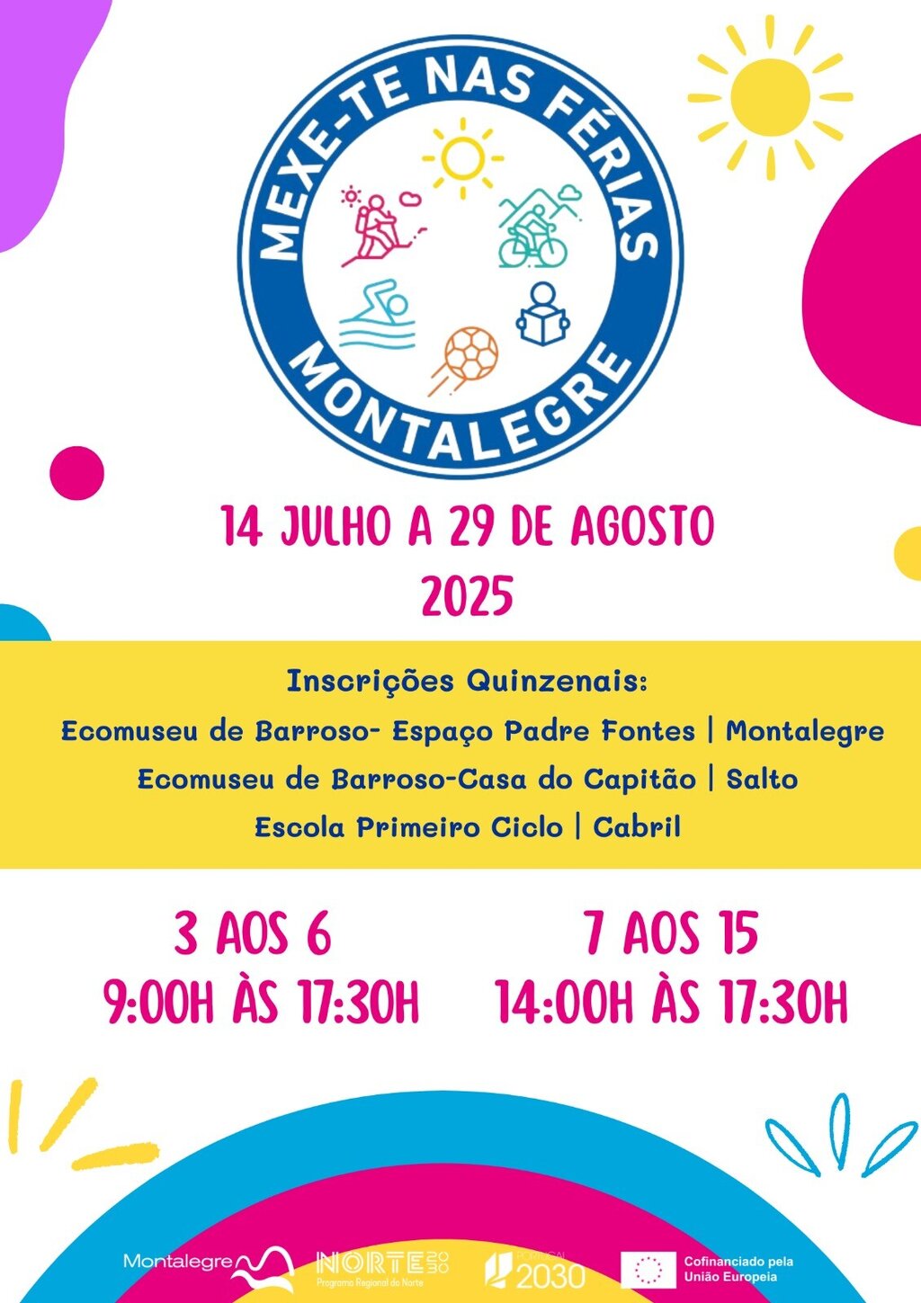 "Mexe-te nas Férias" 2025 | Inscrições